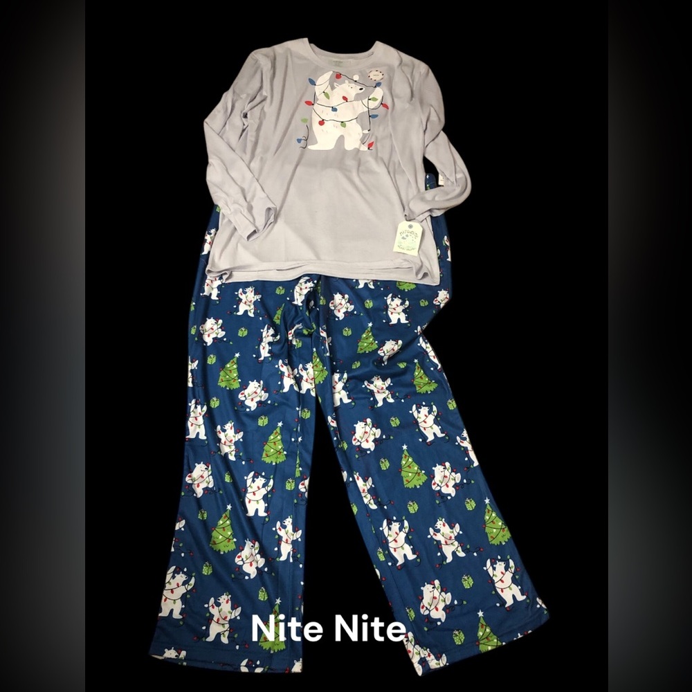 Nite Nite Munki Munki Men’s Holiday Pajamas XL-Tall